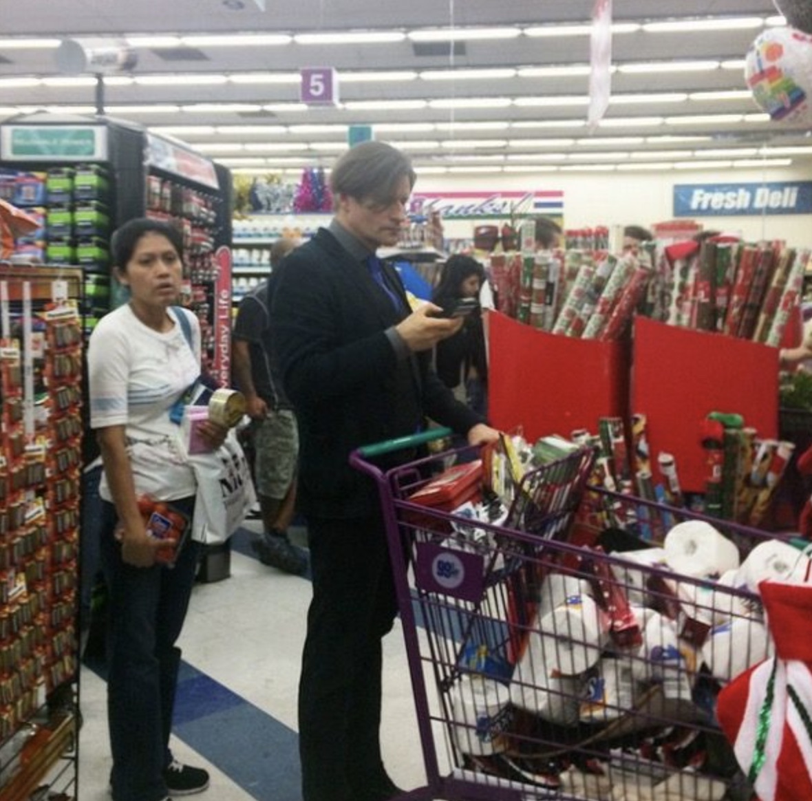 Crispin checking out